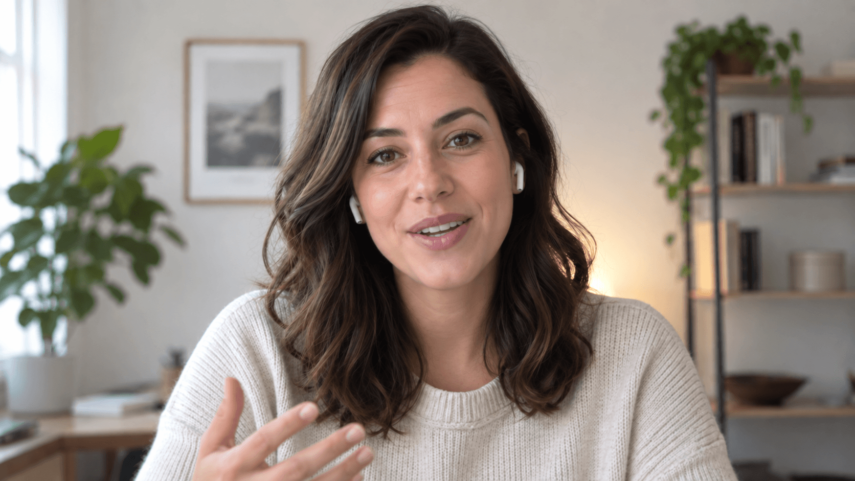 Illustrative client recording showing Sarah during a campaign review